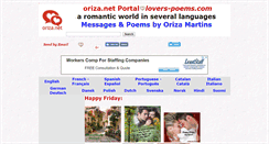 Desktop Screenshot of lovers-poems.com
